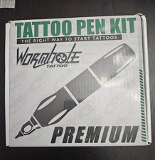 Wormhole Tattoo Pen Kit w/ Digital Display, Power Supply, Ink, Needles, Caps