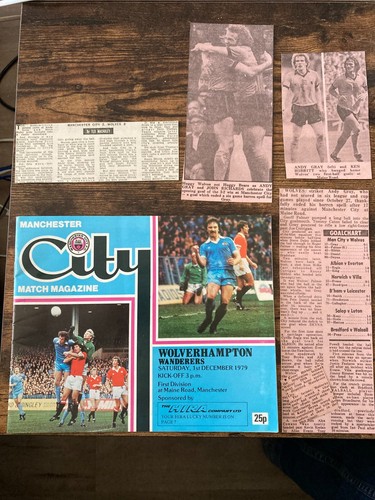 Wolves HOME & AWAY 1979/80 LeagueCup 1st Division some PRESS CUTTINGS FREE POST - Picture 72 of 105