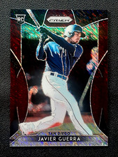 JAVIER GUERRA RC 2019 PANINI PRIZM PRIZMS BURGANDY SHIMMER NO 242 #10/25   32370