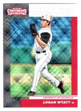 LOGAN WYATT  RC 2019 PANINI CONTENDERS GAME DAY TICKET #15  DIAMOND  #ed 15/15