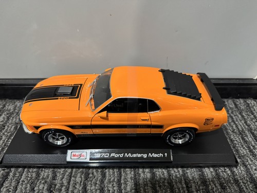 Maisto 1:18 Diecast Special Edition 1970 Ford Mustang Mach 1 orange NEU IN BOX - Bild 20 von 20