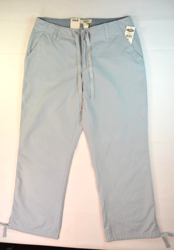 Y2K 03' Old Navy Women's Blue Chino Capri NWT Old Stock Waist 31 L 25.5 - Picture 11 of 19