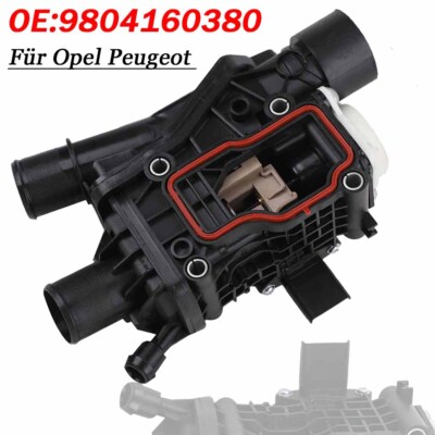 Thermostat + Thermostatgehäuse für Citroën 2.0 BlueHDi C4 C5 308 508 9804160380