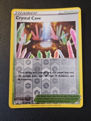 Pokemon Karte SWSH Evolving Skies Reverse Holo Foil Kristallhöhle 144/203
