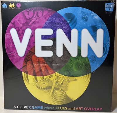 Venn Party Game By The OP Games 2022 USAopoly Inc. Brand New Sealed