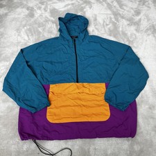 No Boundaries Wind Breaker Color Block Long Sleeve Women's Size Xl