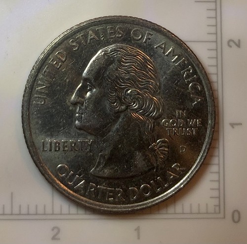 1999 D Delaware Washington State Quarter DDR Error Coin