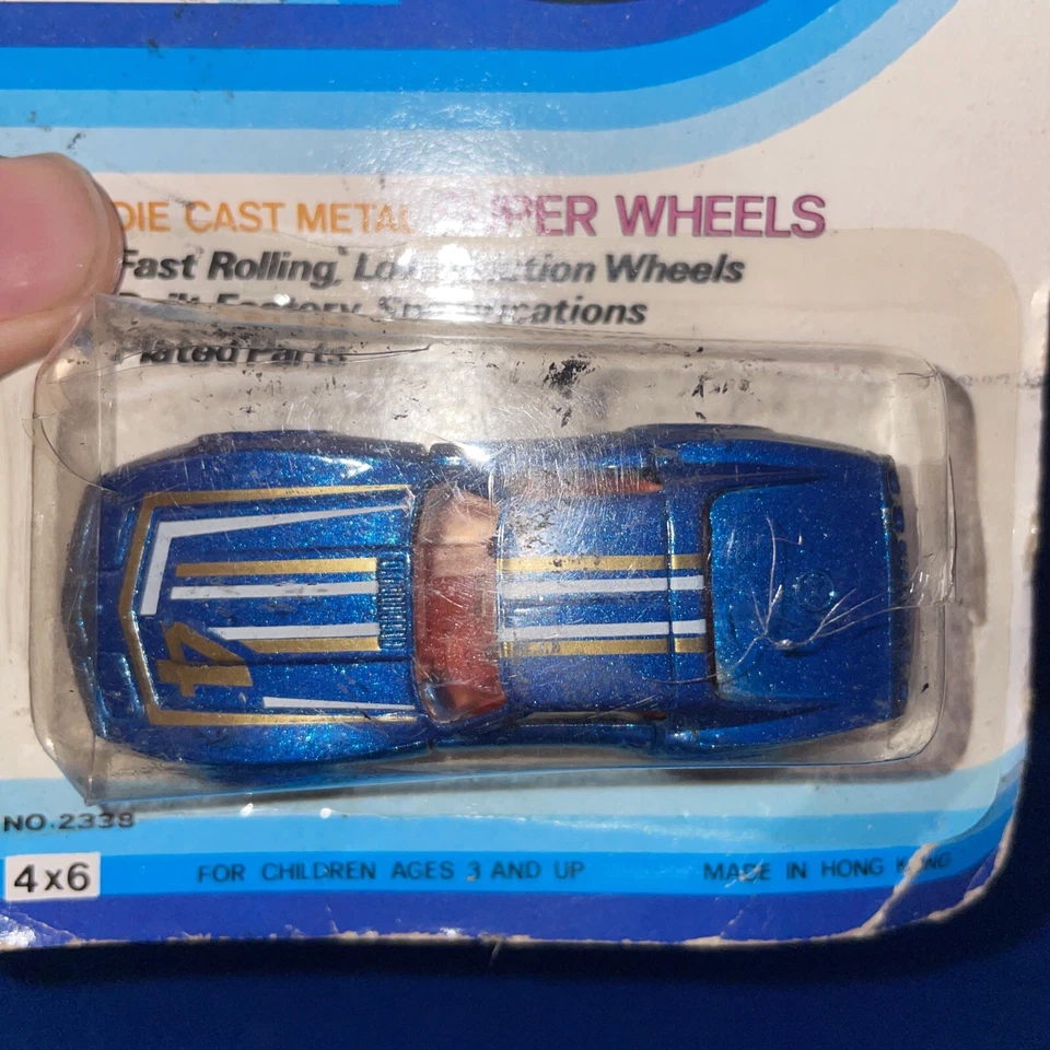 RARO Welly Die Cast Metal Racer de colección puerta abierta no. 2338 Foto 4 de 4