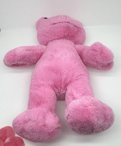 Build A Bear BAB rosa Froschkröte 16 Zoll Plüschtier Stofftier mit Outfit + Schuhe - Bild 12 von 15