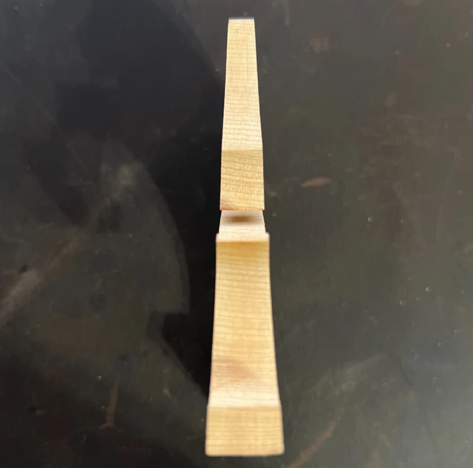 New Despiau Superieur Cello Bridge 4/4 Size French Style(Unfitted) - Image 4 of 4