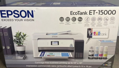 Epson EcoTank ET-15000 Wireless Color All-in-One SuperTank Printer Scanner Copy