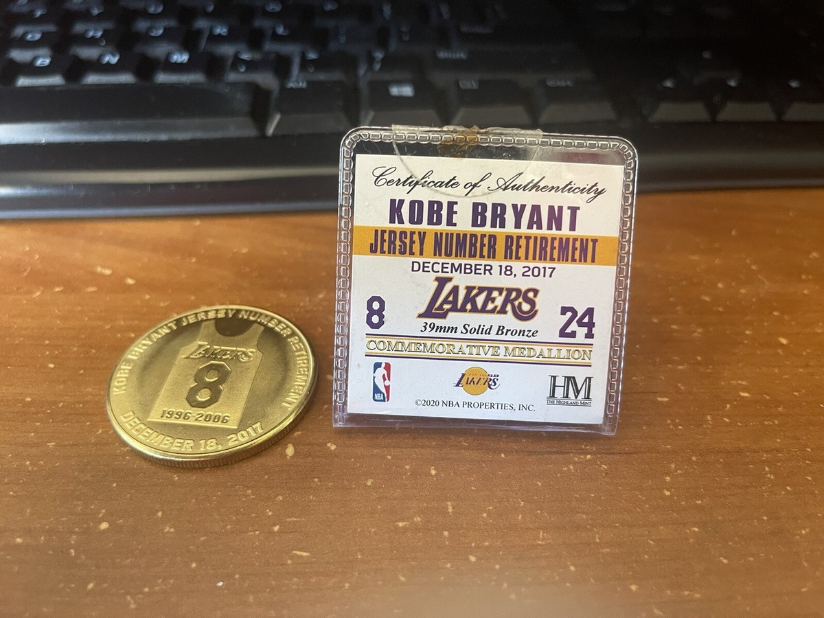 kobe bryant mint coin 2017