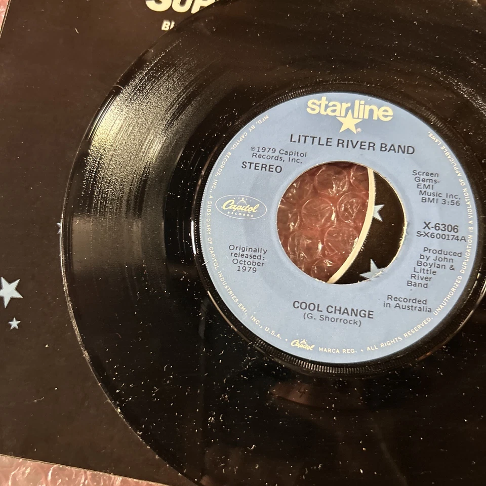 45 Little River Band Cool Change/It's Not A Wonder Star Line Capitol - Image 4 of 4