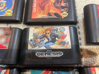 Sega Genesis 3 console MK-1461 lot 2 controllers 11 games | eBay