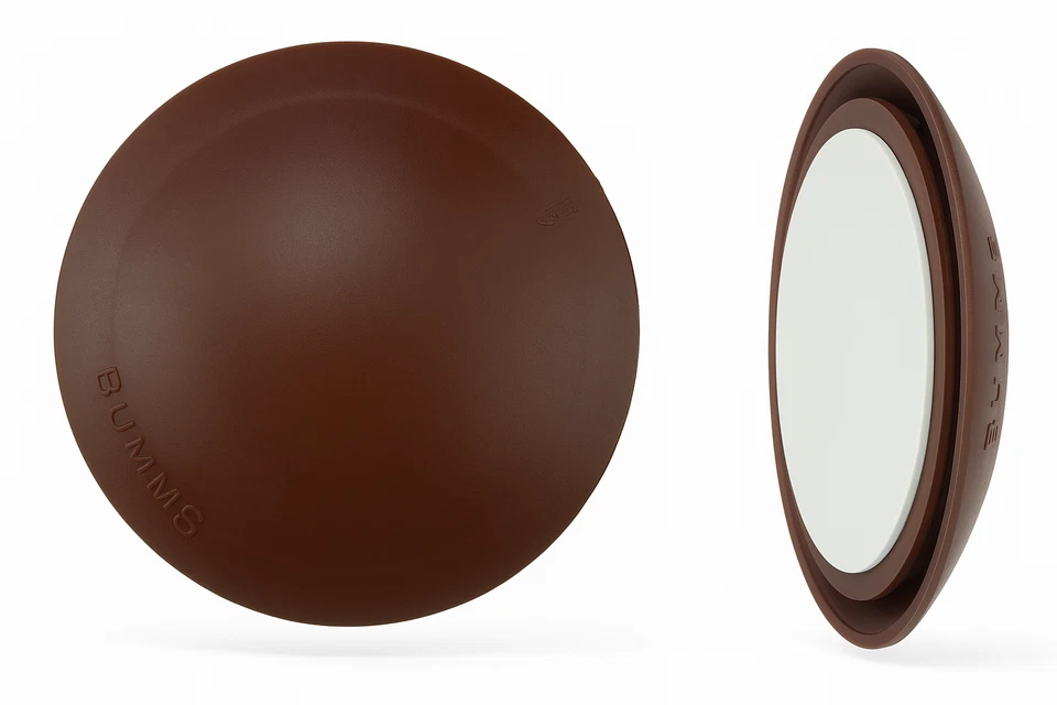 Türstopper Türpuffer BUMMS | selbstklebend 40/60 mm | Wandpuffer 4 Farben STAHL - Bild 4 von 4