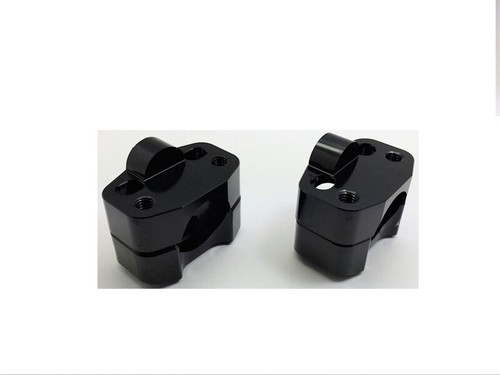 HandleBar Fat Bar Mount Clamps Risers Adaptor 7/8" to 1"-1/8" Dirt Pit Bike ATV - Picture 7 of 31