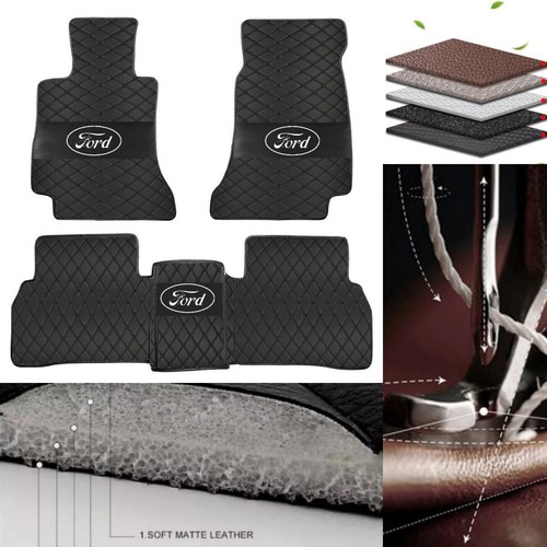For Ford F-150 Full Cab 2004-2024 Auto Liner Car Floor Mats Carpet Waterproof - Picture 13 of 15