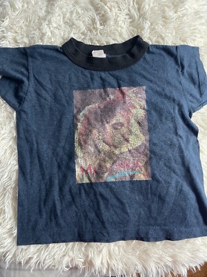 Vintage Baby Tee Madonna 1980s In Vitro Tshirt M (see Sizing)