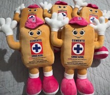 STUFFED ANIMAL  COSTALITO WOMEN  MASCOTA DEL EQUIPO CRUZ AZUL MEXICO 15 IN