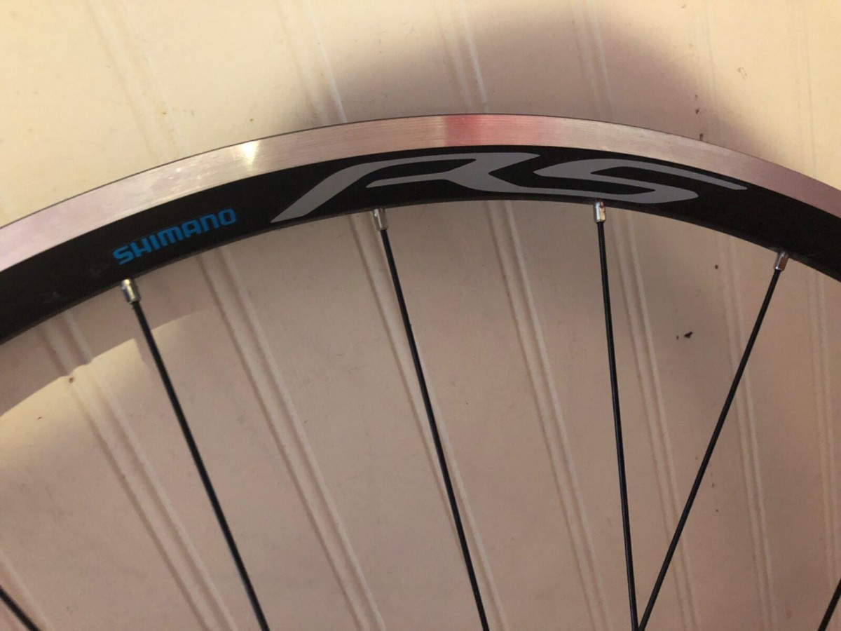 Paire De Roues Shimano RS 700c – Roues Aluminium Course, Pneus 70% Usure, Sans Cassette