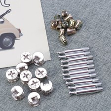 Set 10 connettori mobili lavorazione legno raccordi a camme bloccaggio dado bloccaggio