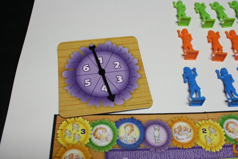 Five Little Monkeys Saltando en la Cama Piezas Tabla Monos Spinner Foto 3 de 4