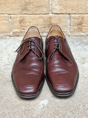 Bruno Magli Ranuncolo Brown Napa Leather Lace Up Derby\'s 11 Bruno Magli Ranuncolo Brown Napa Leather Lace Up Derby main image 3