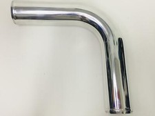 CURVA TUBO ALLUMINIO 90° 50 mm ESTERNI ASPIRAZIONE CONDOTTO  INTERCOOLER TURBO