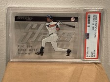 Derek Jeter 2003 STUDIO STARS Insert Clear Card #SS-11 • PSA MINT 9 • Low Pop