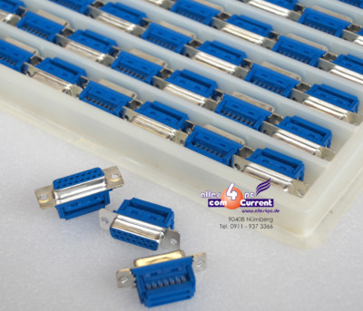 10x D-SUB  15-PIN SUB-D BUCHSE FÜR KABEL STECKVERBINDER SERIE SD #L272