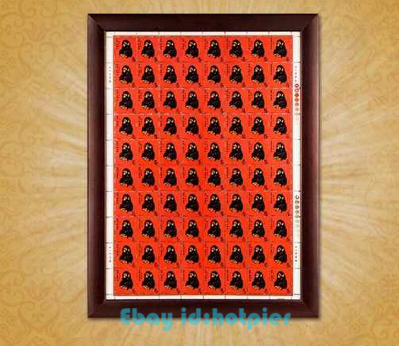 China 1980 edition Monkey Year Pure Silver 26g Large Edition Stamp