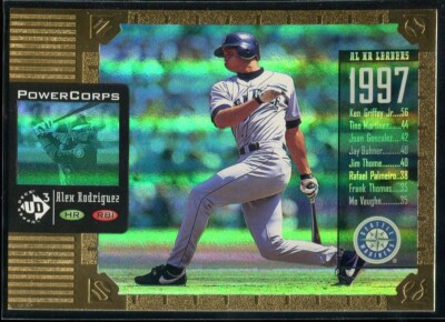 1997 Upper Deck Alex Rodriguez #PC-78 Power Corps Gold Seattle Mariners
