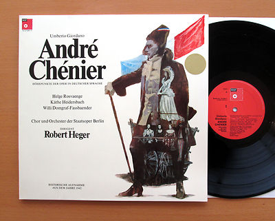 Giordano Andrea Chenier Rosvaenge Robert Heger 1942 BASF 10 21361-7 NEAR MINT