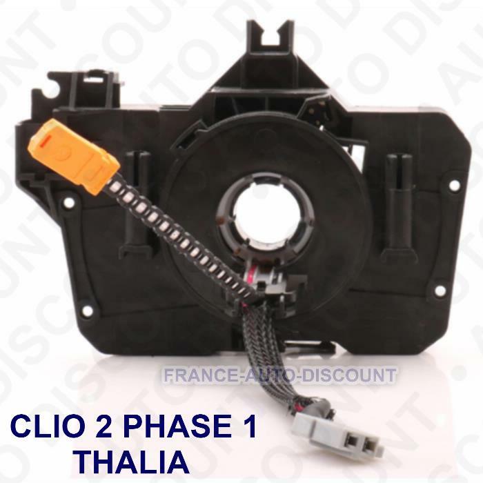 Contacteur tournant airbag Clio 2 commodo ressort tournant volant Thalia 7701945277