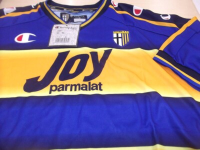 New Parma Calcio L 2001 Champion Maglia Football Shirt Jersey