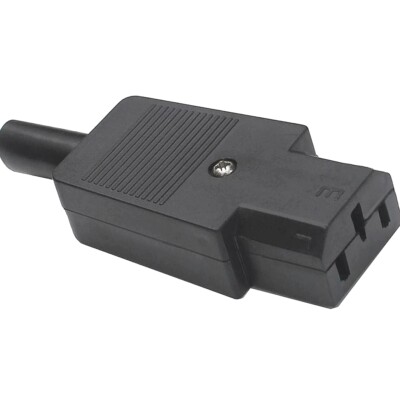 Kaltgerätestecker Kupplung Kaltgeräte Stecker C13 230V 10 A Netzstecker Computer