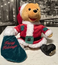 Disney Park Edition Winnie The Pooh Santa Claus Plush Vintage 2004 With Tag