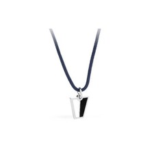 Collana Junior BROSWAY FLAG BFL03 Laccio Nylon Blu Acciaio