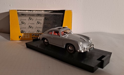 1755. BRUMM R121 PORSCHE 356 Coupè Argento/Silver Red Interior “Serie Oro" MB - Bild 3 von 7