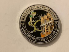 WALT DISNEY WORLD RESORT 50TH ANNIVERSARY MAGICAL CELEBRATION CHALLENGE  COIN 