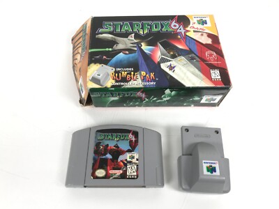 Star Fox 64 (Nintendo 64, 1997) Rumble PAK Box N64 | eBay