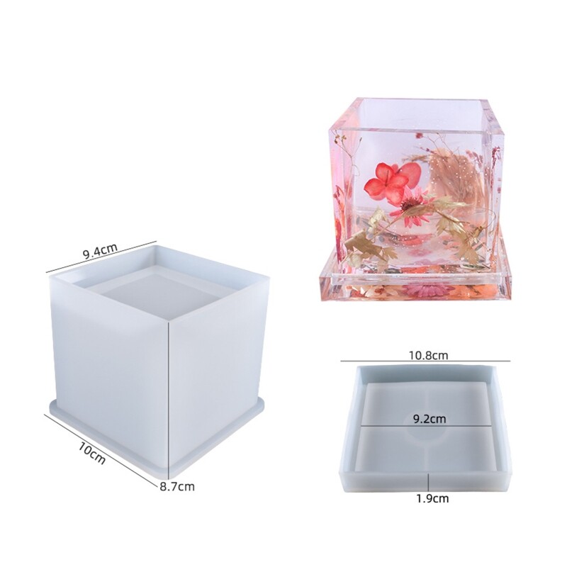 Silicone Mold for Handmade Soap Resin Planter Vase Flowerpot