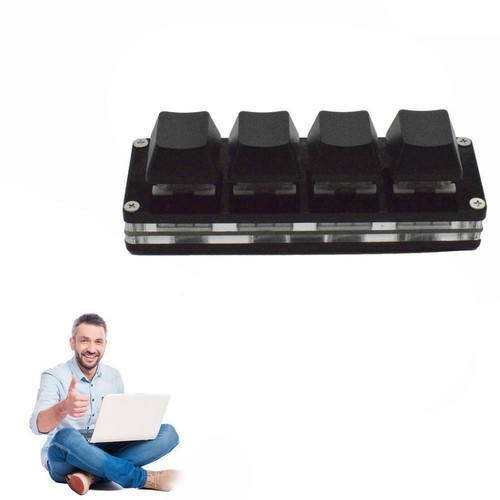 4-Tasten-Gaming-Tastatur-Programmierung Makro New P1 K6Q6 N1C7 M2Z3 I8W2 T9 A2L8 - Picture 10 of 11