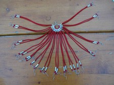 Rocknetz für alte Damenräder, rot