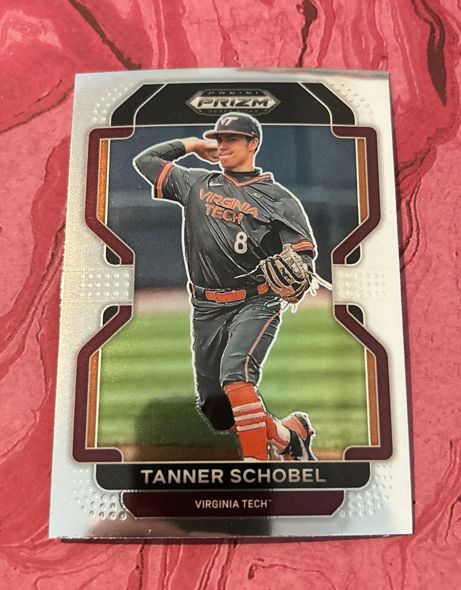 2022 PANINI PRIZM DRAFT PICKS TANNER SCHOBEL RC VIRGINIA TECH