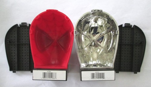Mega Bloks Spider-Man Heads CASES ONLY for Sets #1910 Silver & #1986 6-wheeler - Picture 5 of 5