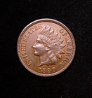 1890 Indian Head Cent UNC