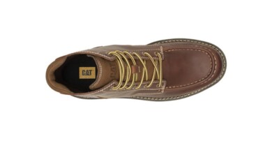 CAT Men Covert Boots Leather Brown Size 12 NEW $140 CAT men main image 4