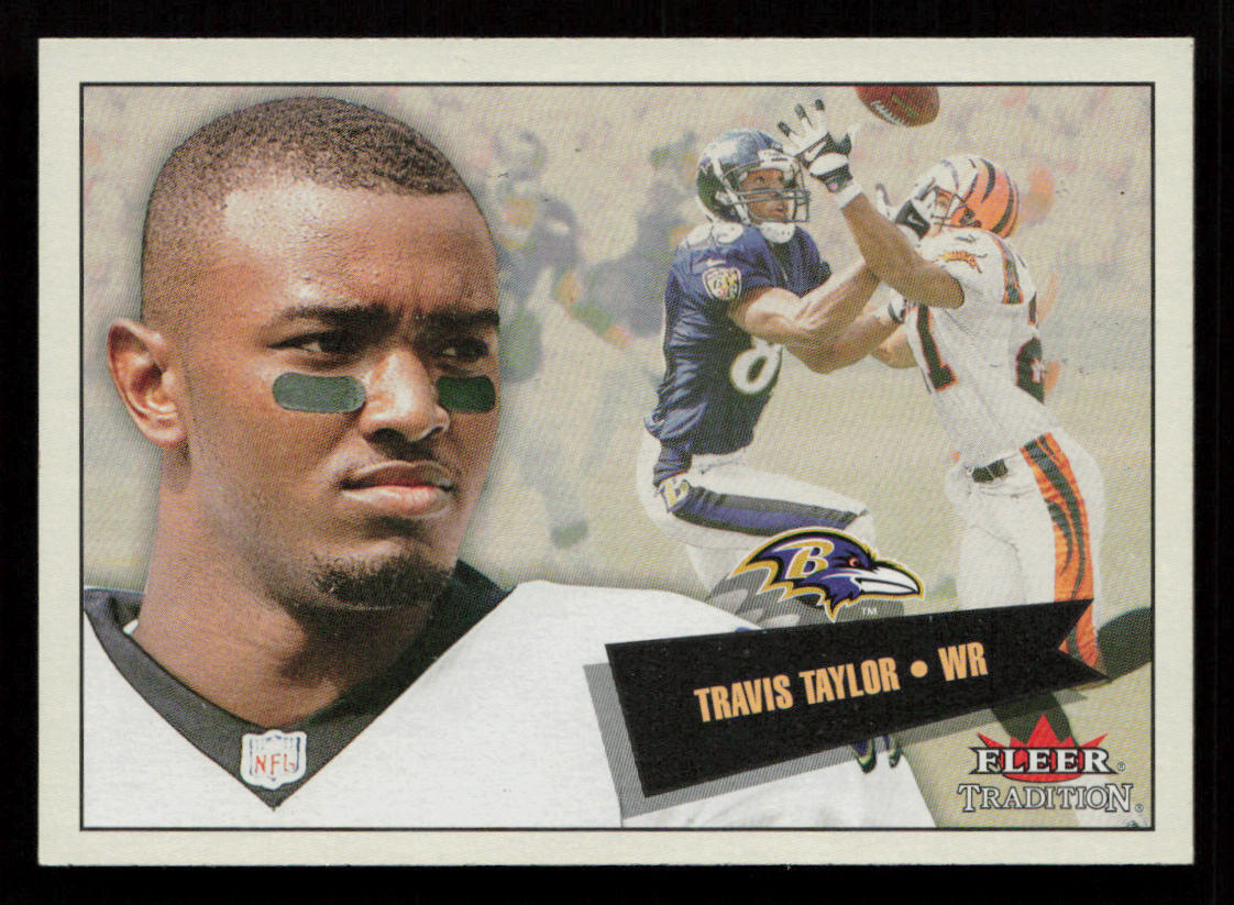 2001 Fleer Tradition #258 Travis Taylor Baltimore Ravens Football Card