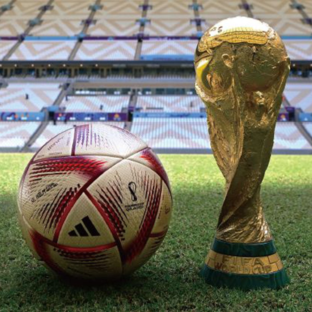 サッカーボール adidas AL HILM FIFA WORLD CUP 2022 🔶FOOTBALL FIFA WORLD CUP 2022 FINAL AL HILM ADIDAS OFFICIAL